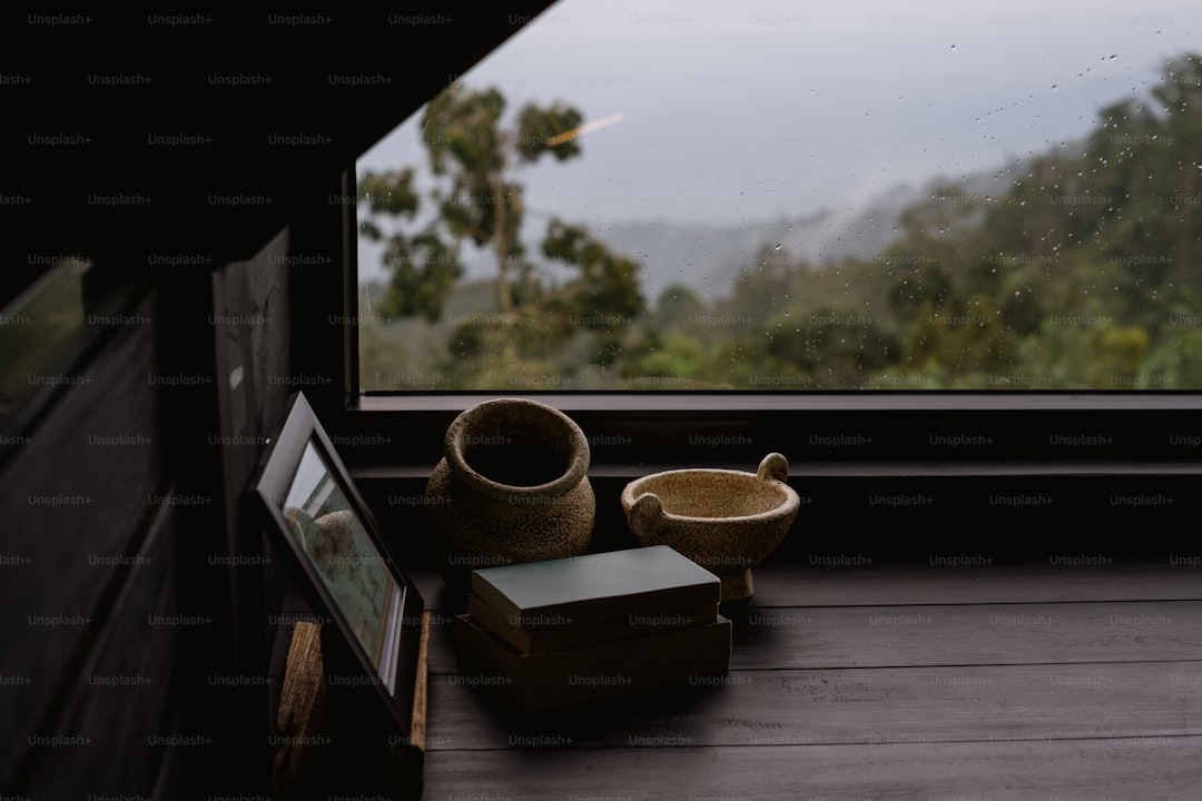 Person sitting calmly with tea and journal beside a softly lit window, suggesting stress and symptom reflection.